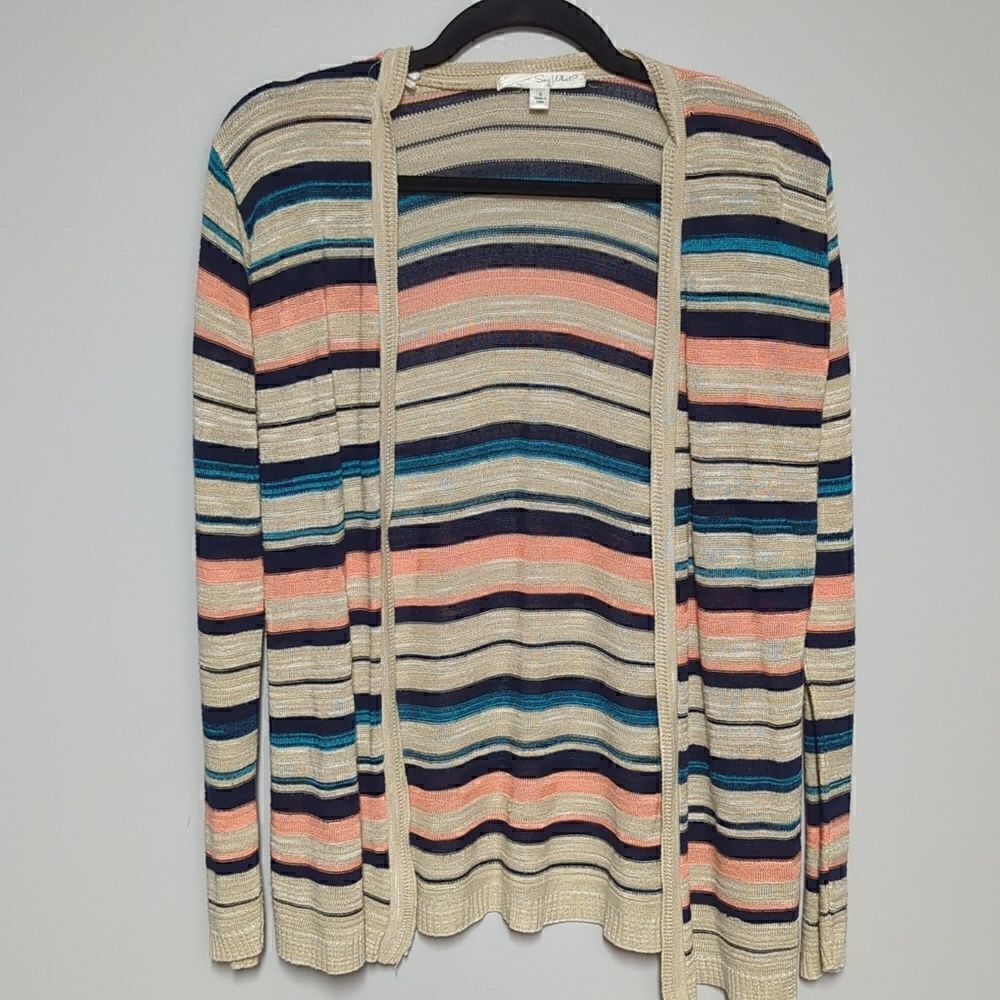 Say What? Striped Cardigan